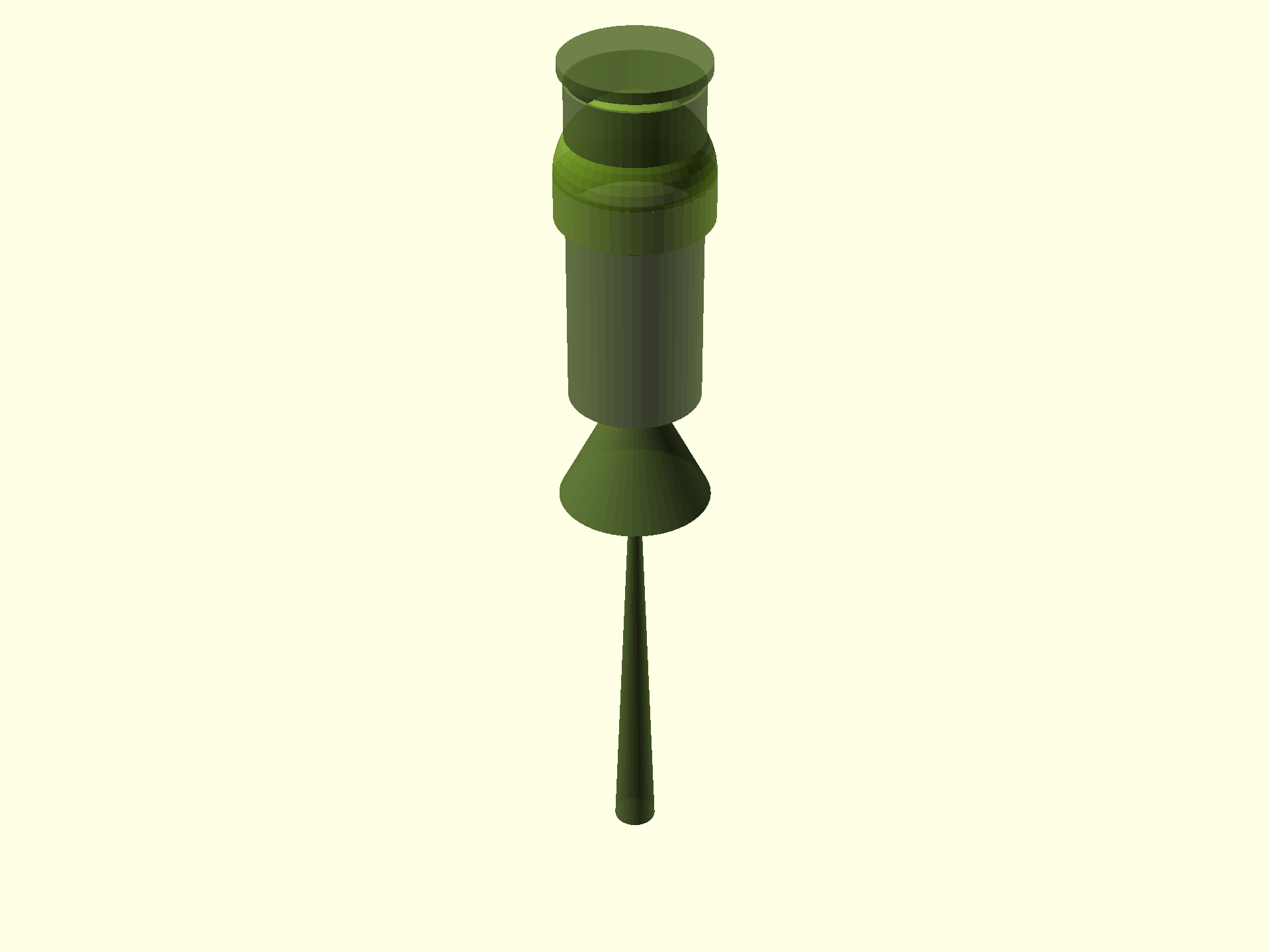 Beacon — BLE haptic stake — CR2032 battery, campsite/stadium navigation marker