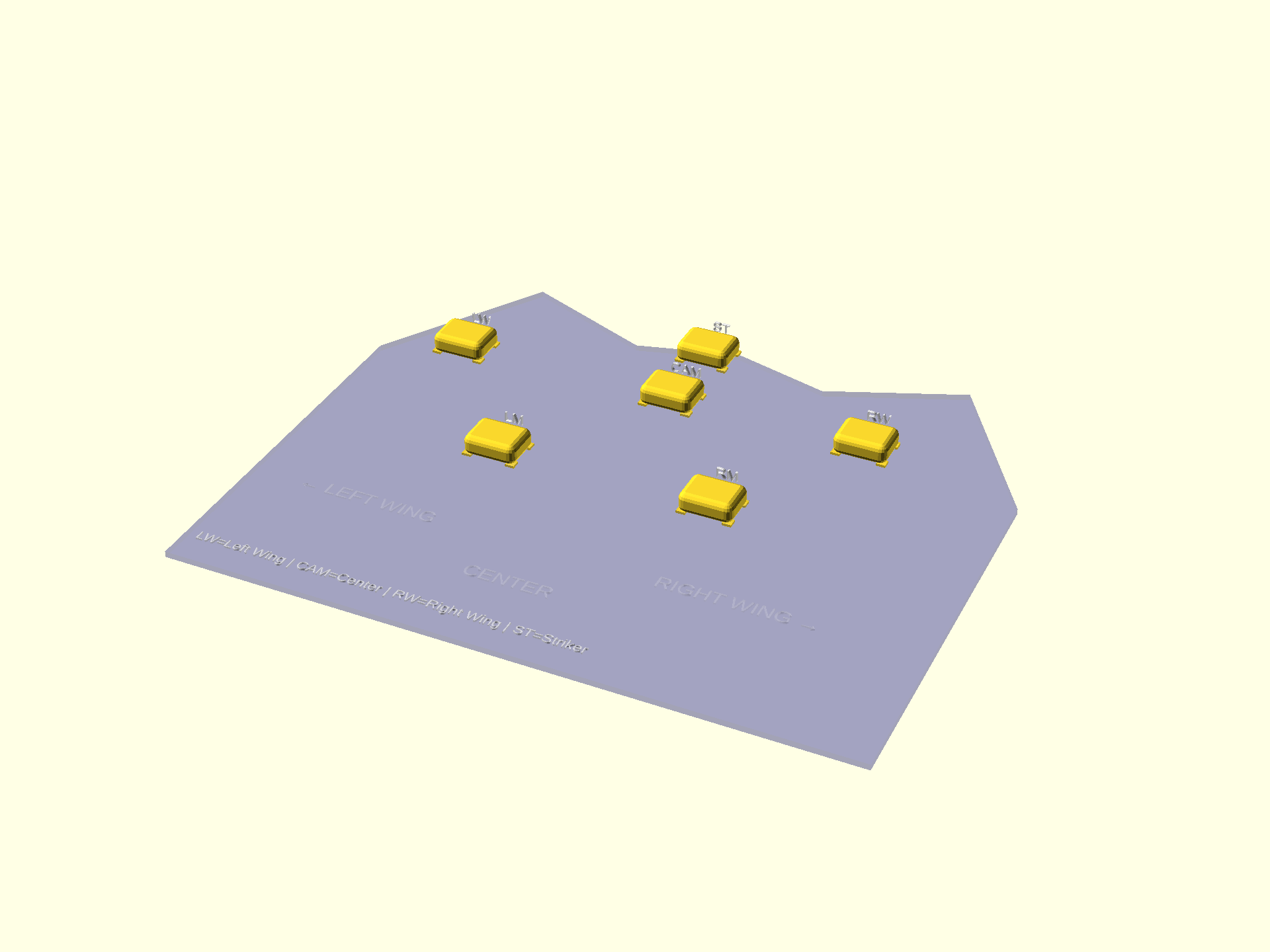 Vest — Sports jersey insert — 6 pods, field-position mapping for blind fans
